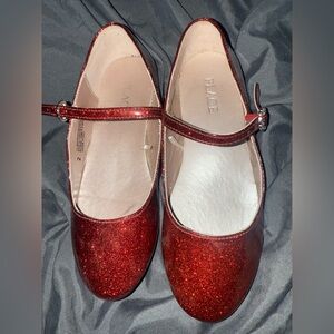 NEW Children Place Kids Glittery Red Dress Shoes